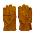 Cow Grain Leather Cut Resistant Proctective Working Gloves for Riggers